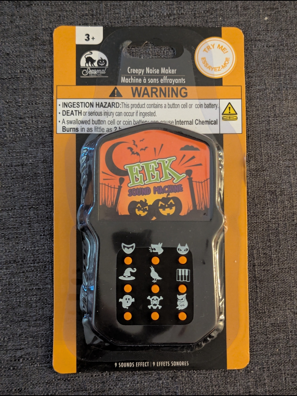 Eek Halloween Sound Machine Creepy Noise Maker